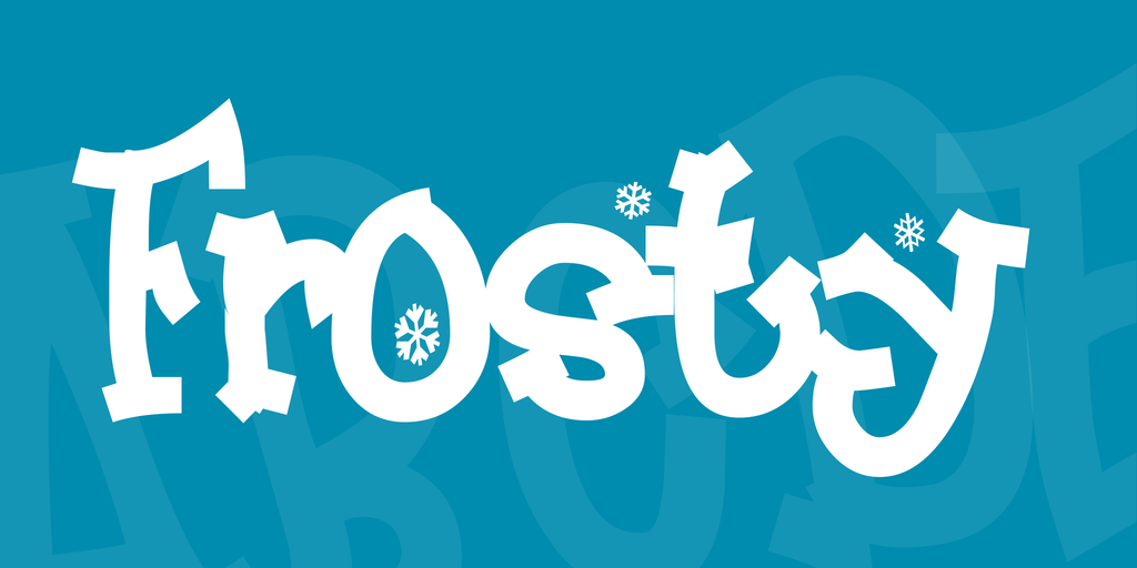 frosty font download Frosty the snowman logo you're a good man, charlie brown font.